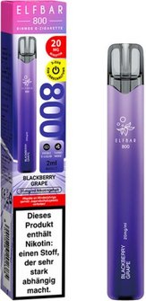 ELFBAR E-Shisha 800 Blackberry Grape 20 mg/ml