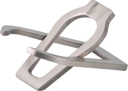 Taschen-Pfeifenst&auml;nder chrom satin