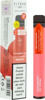 ELFBAR E-Shisha 600 "Strawberry Ice" 20 mg/ml N CP