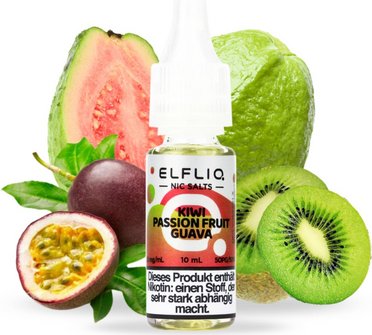 ELFBAR ELFLIQ Kiwi Passion Fruit Guava 20mg/ml Nic Salt 10ml