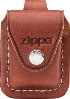 ZIPPO Ledert&auml;schen braun/Clip   60001218
