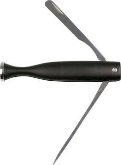 Pfeifenbesteck PASSATORE schwarz matt  3-tlg.
