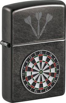 ZIPPO Grey gelasert/Emblem Dartboard Disc 2008202