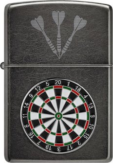 ZIPPO Grey gelasert/Emblem Dartboard Disc 2008202