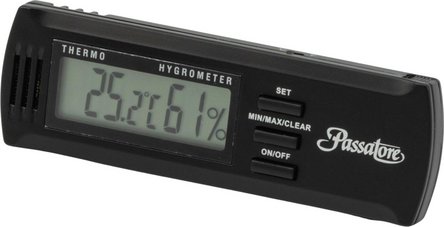 Digital hygro-/thermometer         black