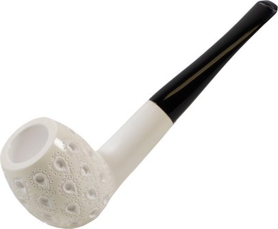 Block Meerschaum Pfeife Large graviert Apple