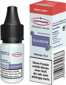 HOFFMANN Liquid Blaubeere 3mg/ml Nikotin 10ml