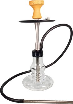 Shisha Dila transparent, Aluminium silber 1er/42cm