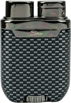 SKY Jet-Feuerzeug Maine Carbondesign/gun poliert