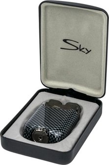 SKY Jet-Feuerzeug Maine Carbondesign/gun poliert