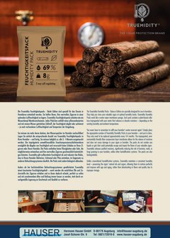 TRUEMIDITY H&auml;ndlerprospekt The Cigar Protection A4 4seitig