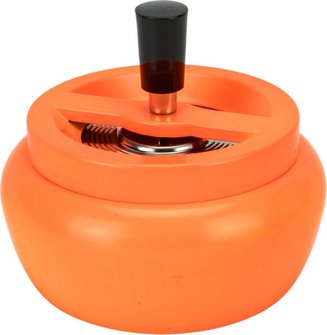Drehascher bauchig neon orange matt 13 cm