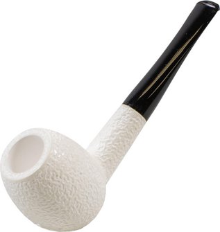Block Meerschaum Pfeife Large rustik Apple