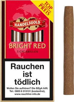 Handelsgold Cigarillos Bright Red 5 Stk. &agrave; &euro; 0,38