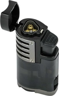 JEAN CLAUDE 3-Fl. Jet-Fzg.Felix transparent smoky/gun