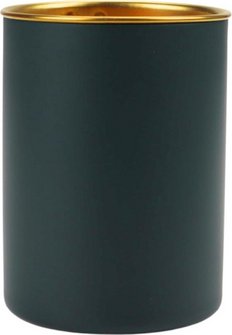Stickbecher Metall petrol  6.5cm