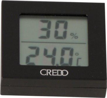 CREDO Digital Hygro/Thermometer black