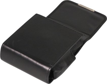 Zigaretten-Packungsetui f. XL-Format Leder schwarz/Big