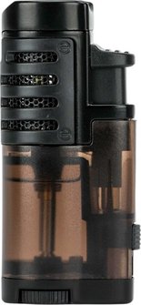 JEAN CLAUDE 3-Fl. Jet-Fzg. Felix transparent amber/black