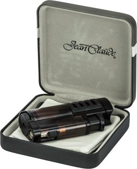 JEAN CLAUDE 3-Fl. Jet-Fzg. Felix transparent amber/black