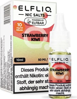 ELFBAR ELFLIQ Strawberry Kiwi 10mg/ml Nic Salt 10ml