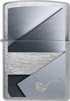 ZIPPO Pipe Lighter chrom geb&uuml;rstet Sheet Metal 60007811