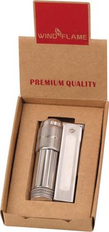 Windflame Benzinfeuerzeug chrom