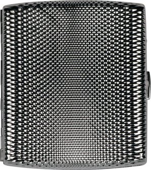 Zigarettenetui Metall JC Tropfen-Reliefdesign nickel  20er