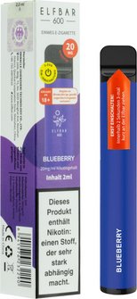 ELFBAR 600 Blueberry 20 mg/ml