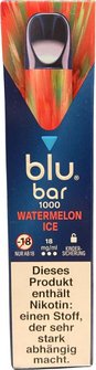 blu bar 1000 Watermelon Ice 18mg/ml 2mg, Inh. 2ml Liquid