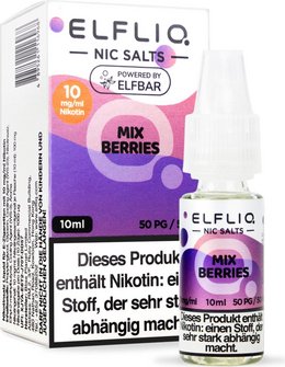 ELFBAR ELFLIQ Mixed Berries 10mg/ml Nic Salt 10ml
