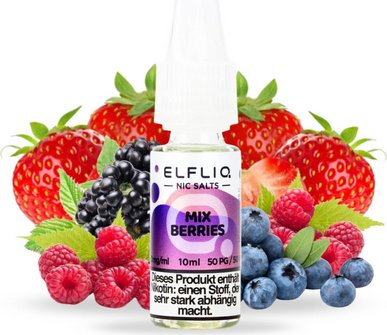 ELFBAR ELFLIQ Mixed Berries 10mg/ml Nic Salt 10ml