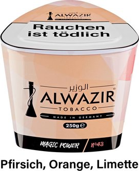 WP-Tabak Alwazir "Magic Power No. 43" 250gr-Dose