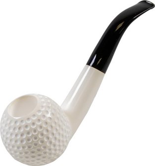 Block Meerschaum Pfeife Golf large