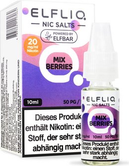ELFBAR ELFLIQ Mixed Berries 20mg/ml Nic Salt 10ml