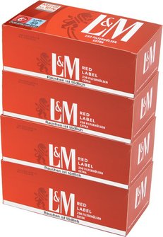 L&M Red Extra 250 Zigtt.-H&uuml;llsen (4 Schachteln)