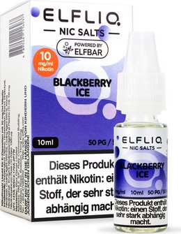 ELFBAR ELFLIQ Blackberry Ice 10mg/ml Nic Salt 10ml