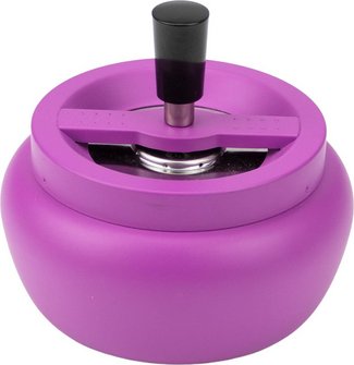 Drehascher bauchig neon purple matt 13 cm