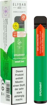 ELFBAR 600 Spearmint 20 mg/ml