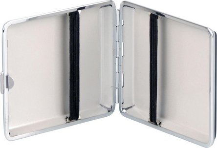 Zigaretten-Etui Lederoptik schwarz 18er