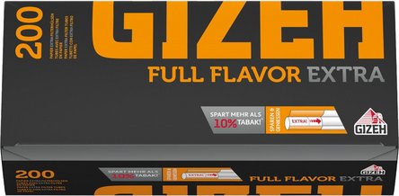 GIZEH FULL FLAVOR Extra 200 Zigtt.-H&uuml;lsen (5 Schachteln)