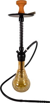 Shisha Lamina transparent, Aluminium schwarz 1er/ 65cm