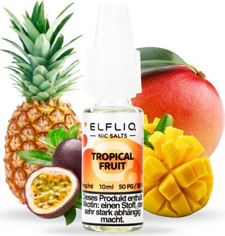 ELFBAR ELFLIQ Tropical Fruit 10mg/ml Nic Salt 10ml