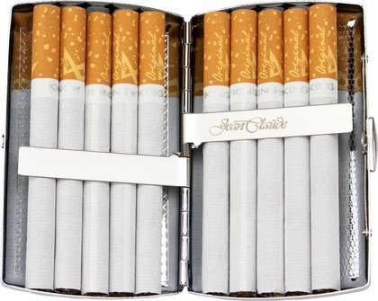 Zigarettenetui Jean Claude Metall Wellendesign 10er