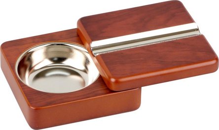 Zigarrenascher Rosewood schwenkbar mit 1 Ablage