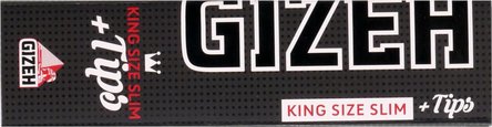 GIZEH BLACK Extra Fine King Size Slim+Tips (je 26 Heftchen)