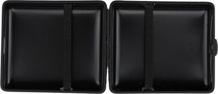Zigtt.-Etui v.H. Veloursleder dunkelgr&uuml;n Rahmen schwarz 18er
