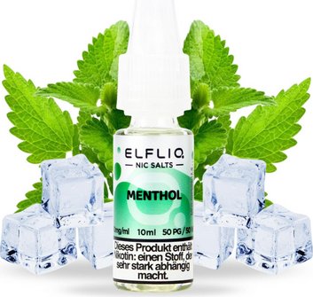 ELFBAR ELFLIQ Menthol 10mg/ml Nic Salt 10ml