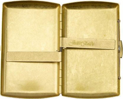 Zigarettenetui Jean Claude Messing gold antik 10er