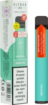 ELFBAR 600 Menthol 20 mg/ml